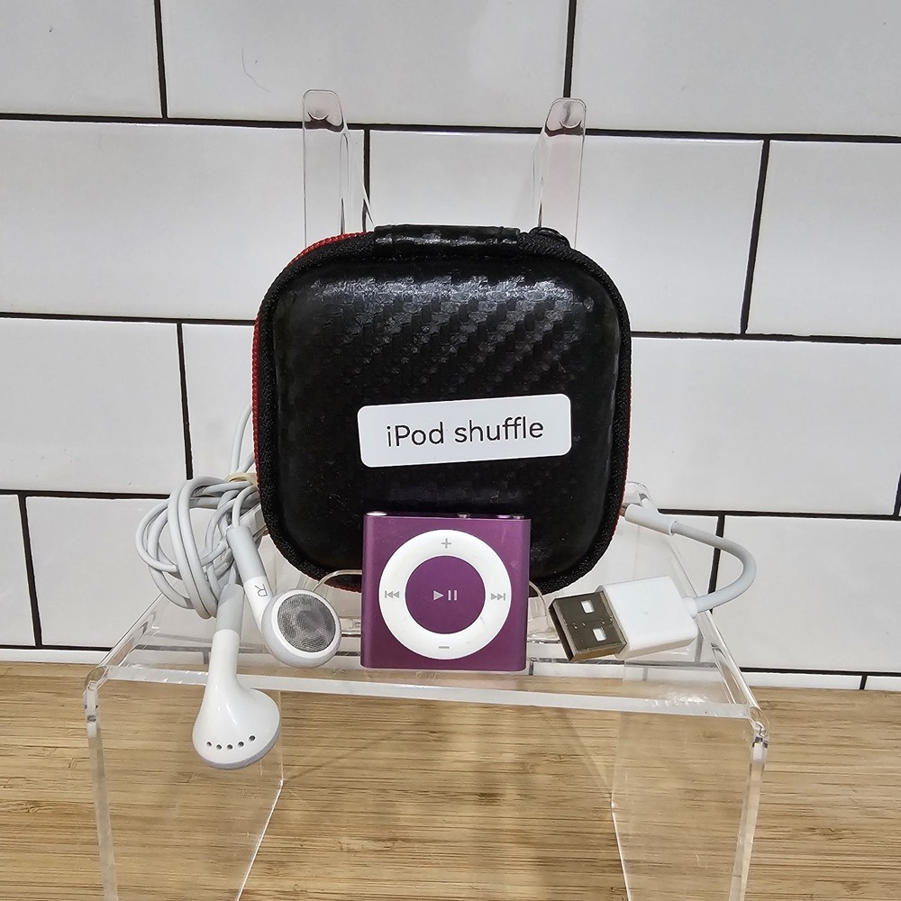 Apple iPod Shuffle Purple (Model: A1373) 4th Generation - 2 GB - EXCELLENT